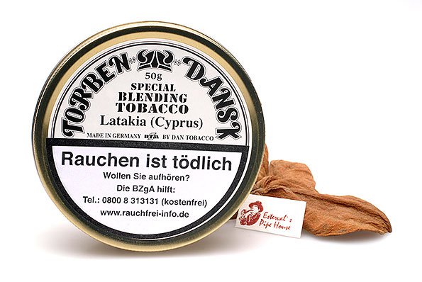 Torben Dansk Latakia - Cypern Pfeifentabak 50g Dose Torben Dansk Latakia - Cypern Pfeifentabak 50g Dose